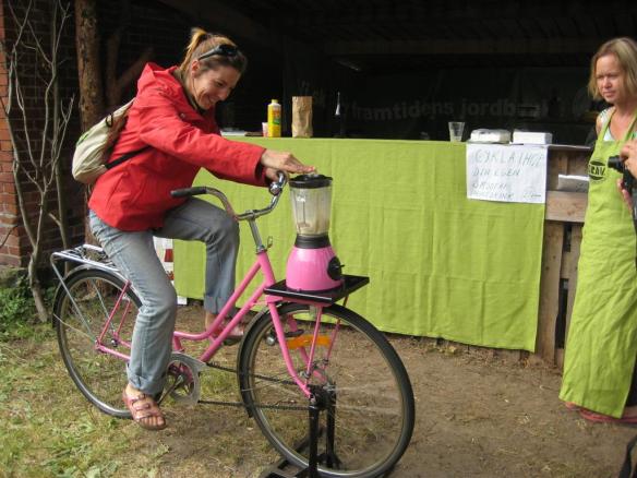 cykla ihop en smoothie